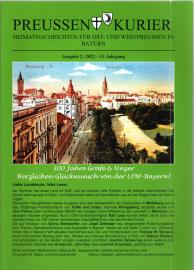 Preussen Kurier Heimatnachrichten für Ost- und Westpreussen in Bayern 13. Jhg. Ausg. 2/2022