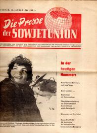 Die Presse der Sowjetunion 12. Januar 1962, Nr. 4