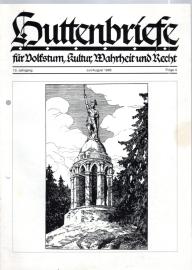 Huttenbriefe für Volkstum, Kultur, Wahrheit und Recht. 13. Jahrgang, Folge 4  Juli/Aug. 1995