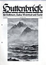 Huttenbriefe für Volkstum, Kultur, Wahrheit und Recht. 14. Jahrgang, Folge 6  Dez. 1996