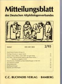 Mitteilungsblatt des Deutschen Altphilologenverbandes  2/93