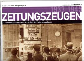 Zeitungszeugen Nr. 4 - April 1933 . Antisemitismus wird zur Staatsdoktrin 