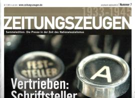 Zeitungszeugen Nr. 7 - Vertrieben: Schriftsteller und Journalisten 