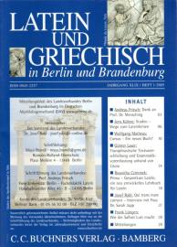 Latein und Griechisch in Berlin und Brandenburg, XLIX. Jg. Heft 1/2005