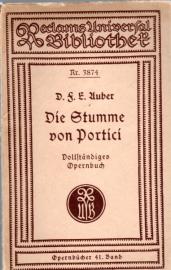 Die Stumme von Portici: Große historische Oper in fünf Aufzügen, Dichtung von Eugène Scribe und Germain Delavigne 