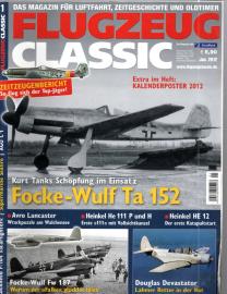 Flugzeug Classic. Das Magazin für Luftfahrtgeschichte, Oldtimer und Modellbau. Jan. 2012