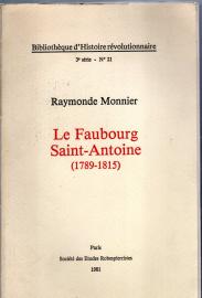 Le Faubourg Saint-Antoine (1789 - 1815) 