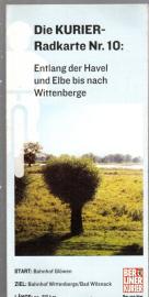 Die KURIER-Radkarte Nr. 10: Entlang der Havel und Elbe bis nach Wittenberge