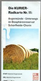 Die KURIER-Radkarte Nr. 11: Angermünde - Unterwegs im Biosphärenreservat Schorfheide-Chorin