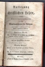 Auslegung der christlichen Lehre, oder Unterweisung in den Grundwahrheiten der Religion, Zweiter Band 