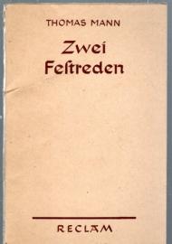 Zwei Festreden 