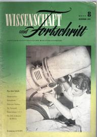 wissenschaft und fortschritt : populärwissenschaftliche monatsschrift 1.Jg. 1951, Heft 8