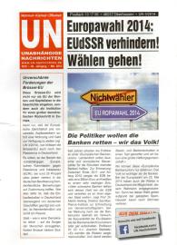 UN Unabhängige Nachrichten - Wahrheit - Klarheit - Offenheit. 46. Jhg 2014, Mai UN Unabhängige Nachrichten - Wahrheit - Klarheit - Offenheit. 46. Jhg 2014, Mai