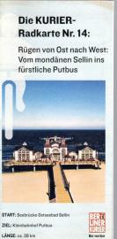 Die KURIER-Radkarte Nr. 14: Rügen von Ost nach West: vom mondänen Sellin ins fürstliche Putbus 