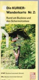 Die KURIER-Wanderkarte Nr. 2: Rund um Buckow und den Schermützelsee 