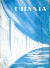 URANIA Monatsschrift über Natur und Gesellschaft Jg. 21, Heft 4, April 1958 URANIA Monatsschrift über Natur und Gesellschaft Jg. 21, Heft 4, April 1958