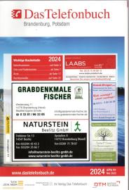 Das Telefonbuch Brandenburg, Potsdam, 2024