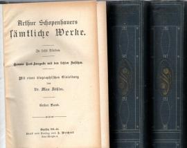 Arthur Schopenhauers sämtliche Werke. In sechs Bänden. Genaue Textausgabe mit den letzten Zusätzen Arthur Schopenhauers sämtliche Werke. In sechs Bänden. Genaue Textausgabe mit den letzten Zusätzen