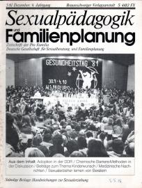 Sexualpädagogik und Familienplanung. Zeitschrift der Pro Familia 9.Jg, 5/81 Sexualpädagogik und Familienplanung. Zeitschrift der Pro Familia 9.Jg, 5/81