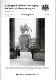 Mitteilungsblatt der Landesgeschichtlichen Vereinigung für die Mark Brandenburg e. V. 126. Jahrgang, Nr. 1(2025) Mitteilungsblatt der Landesgeschichtlichen Vereinigung für die Mark Brandenburg e. V. 126. Jahrgang, Nr. 1(2025)