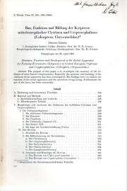 Bau, Funktion und Bildung der Kotpresse mitteleuropäischer Clytrinen und Cryptocephalinen Bau, Funktion und Bildung der Kotpresse mitteleuropäischer Clytrinen und Cryptocephalinen