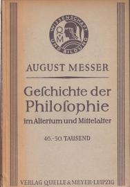 Geschichte der Philosophie im Altertum und Mittelalter Geschichte der Philosophie im Altertum und Mittelalter