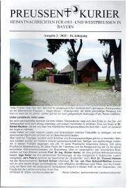 Preussen Kurier Heimatnachrichten für Ost- und Westpreussen in Bayern 16. Jhg. Ausg. 2/2025 Preussen Kurier Heimatnachrichten für Ost- und Westpreussen in Bayern 16. Jhg. Ausg. 2/2025