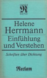 Einfühlung und Verstehen. Schriften über Dichtung