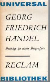 Georg Friedrich Händel. Beiträge zu seiner Biographie