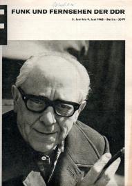 FF - Funk und Fernsehen der DDR. Ausgabe 23/1968, (1. Juniheft)