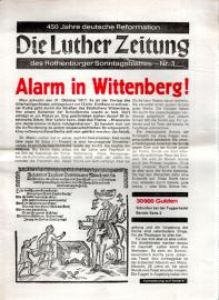 Die Luther Zeitung des Rothenburger Sonntagsblattes - 450 Jahre deutsche Reformation Nr. 3