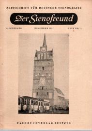 Der Stenofreund : Zeitschrift für Deutsche Stenografie 8. Jhg. Heft Nr. 11, Nov. 1957