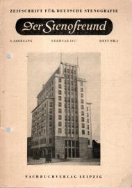 Der Stenofreund : Zeitschrift für Deutsche Stenografie 8. Jhg. Heft Nr. 02, Febr. 1957