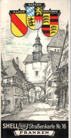 Shell Straßenkarte Nr. 16 : Franken