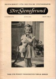 Der Stenofreund : Zeitschrift für Deutsche Stenografie 9. Jhg. Heft Nr. 06, Juni 1958