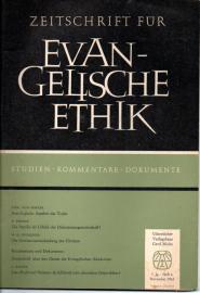 Zeitschrift für Evangelische Ethik, 7. Jhg., Heft 6 Nov. 1963