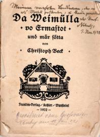 Da Weimülla von Ermastot und mär sotta
