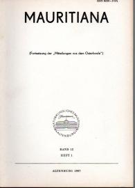 MAURITIANA, Band 12, Heft 1