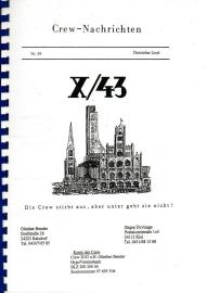 Crew-Nachrichten X/43 Nr. 59, Dez. 2006 Crew-Nachrichten X/43 Nr. 59, Dez. 2006