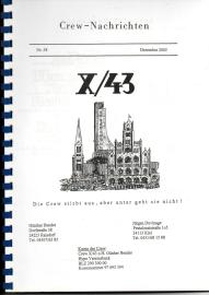 Crew-Nachrichten X/43 Nr. 58, Dez. 2005 Crew-Nachrichten X/43 Nr. 58, Dez. 2005